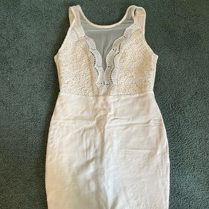 White LuLu’s semi formal dress